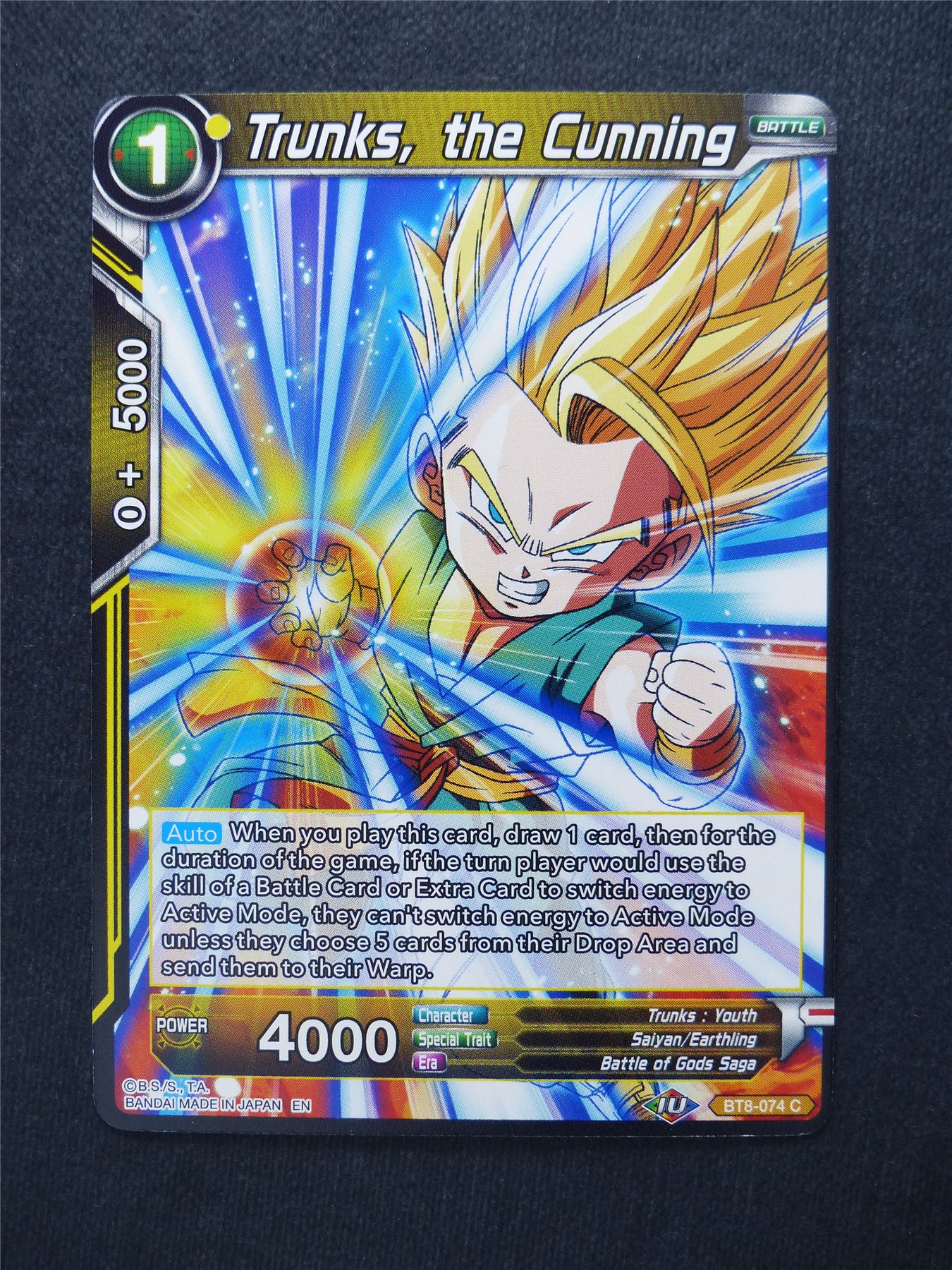 Trunks the Cunning - Dragon Ball Super Cards #155