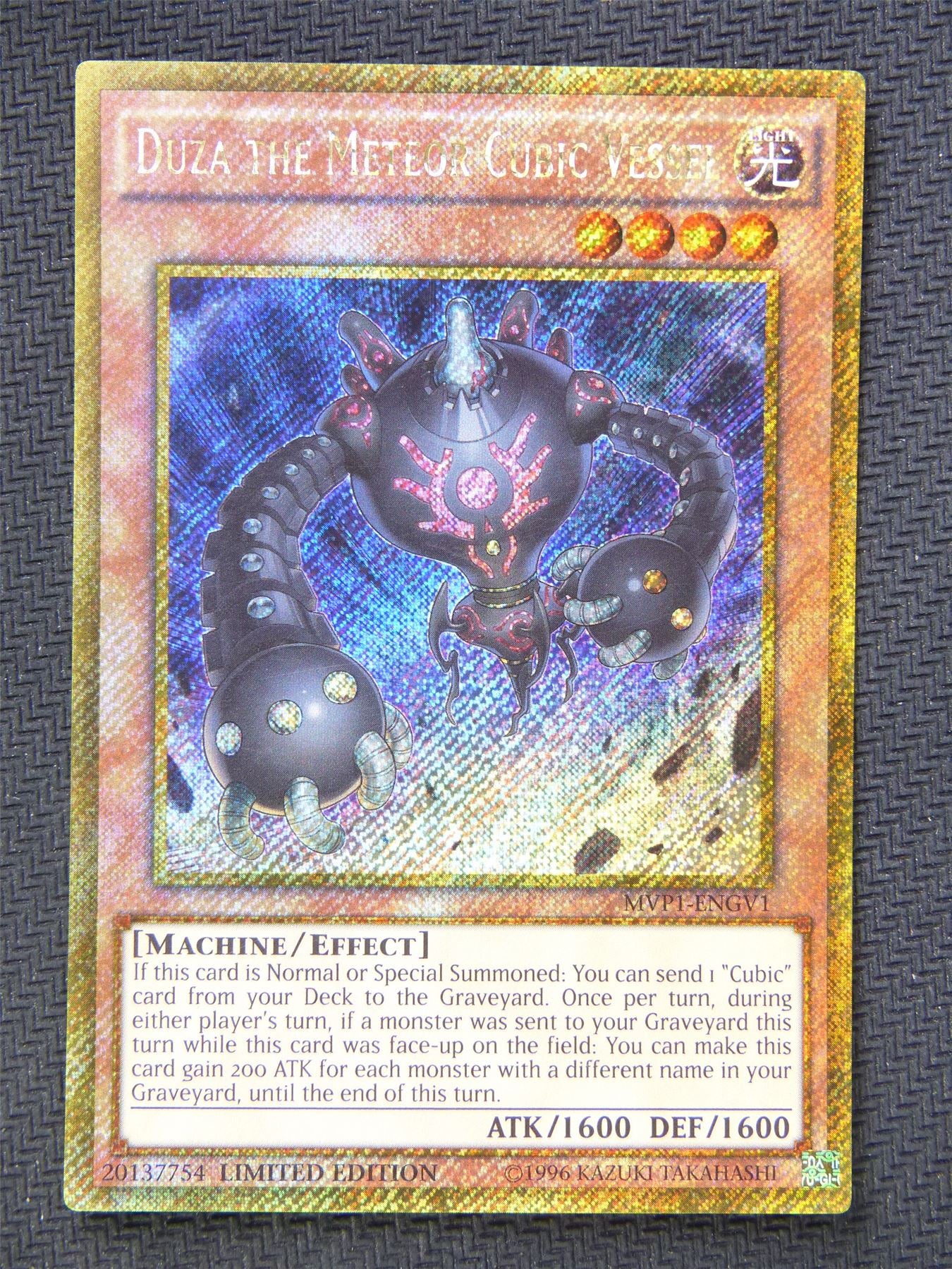 Duza Meteor Cubic Vessel MVP1 Gold - Ultra Rare - Yugioh Card #5JT