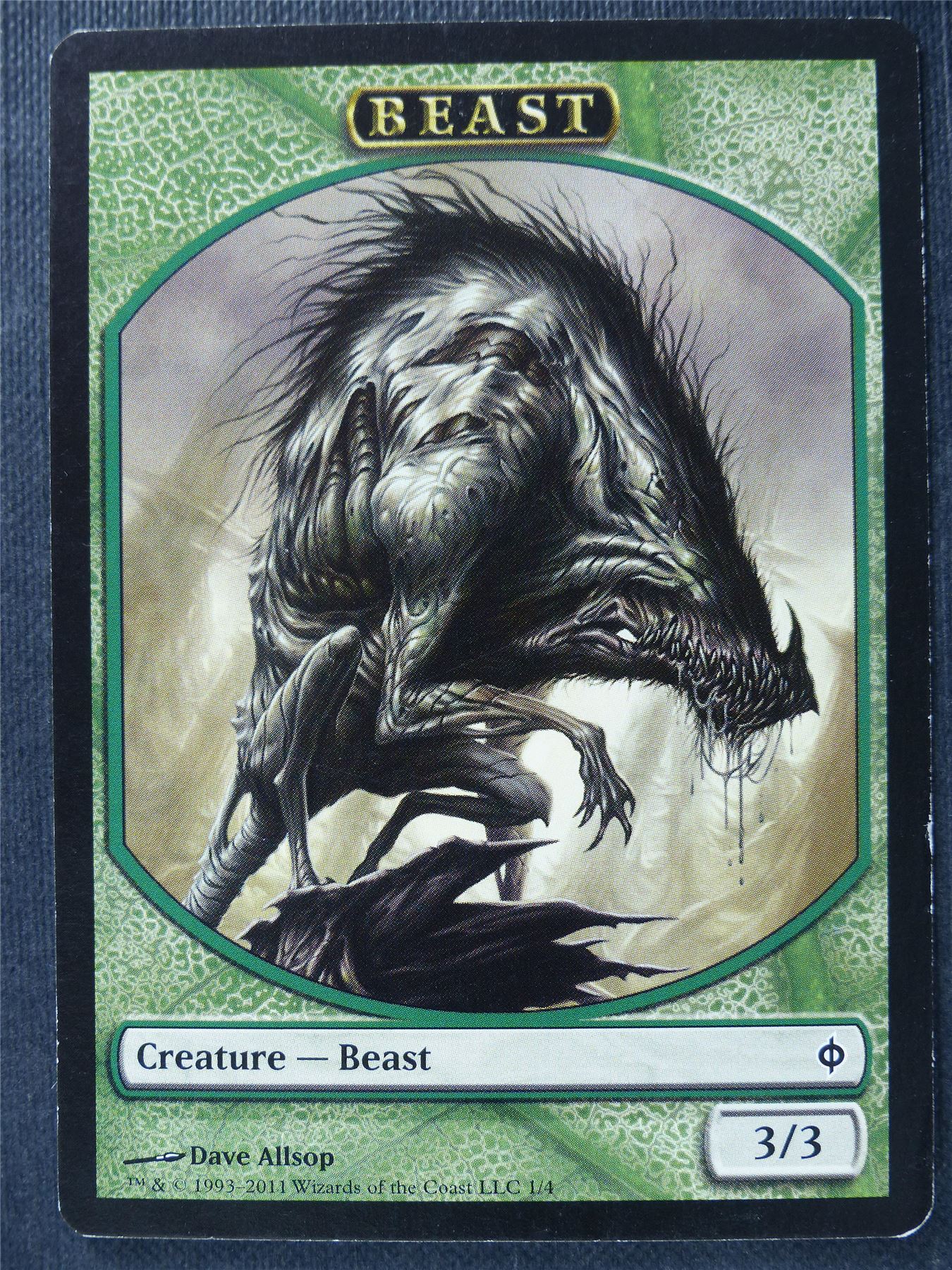 Beast Token - Mtg Card #3X2