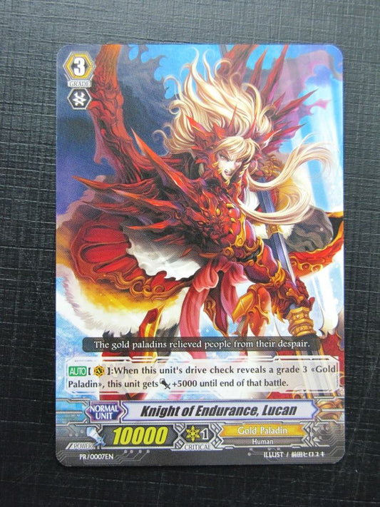 Vanguard Cards: KNIGHT OF ENDURANCE LUCAN Promo # 28C72