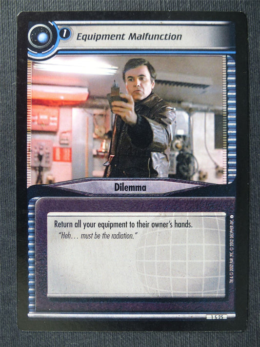 Equipment Malfunction - Star Trek Cards #VD