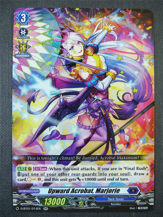 Upward Acrobat Marjorie D-BT01 RR - Vanguard Card #85Z