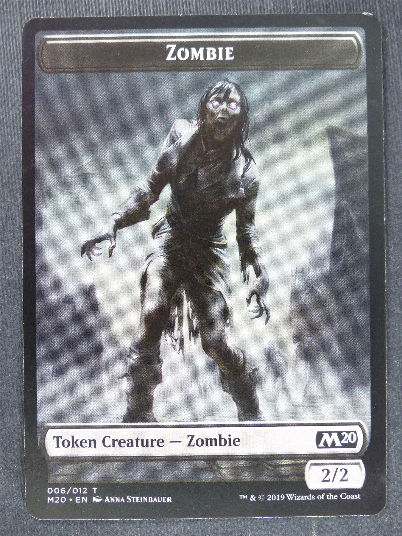 Zombie Token - Mtg Magic Cards #EZ