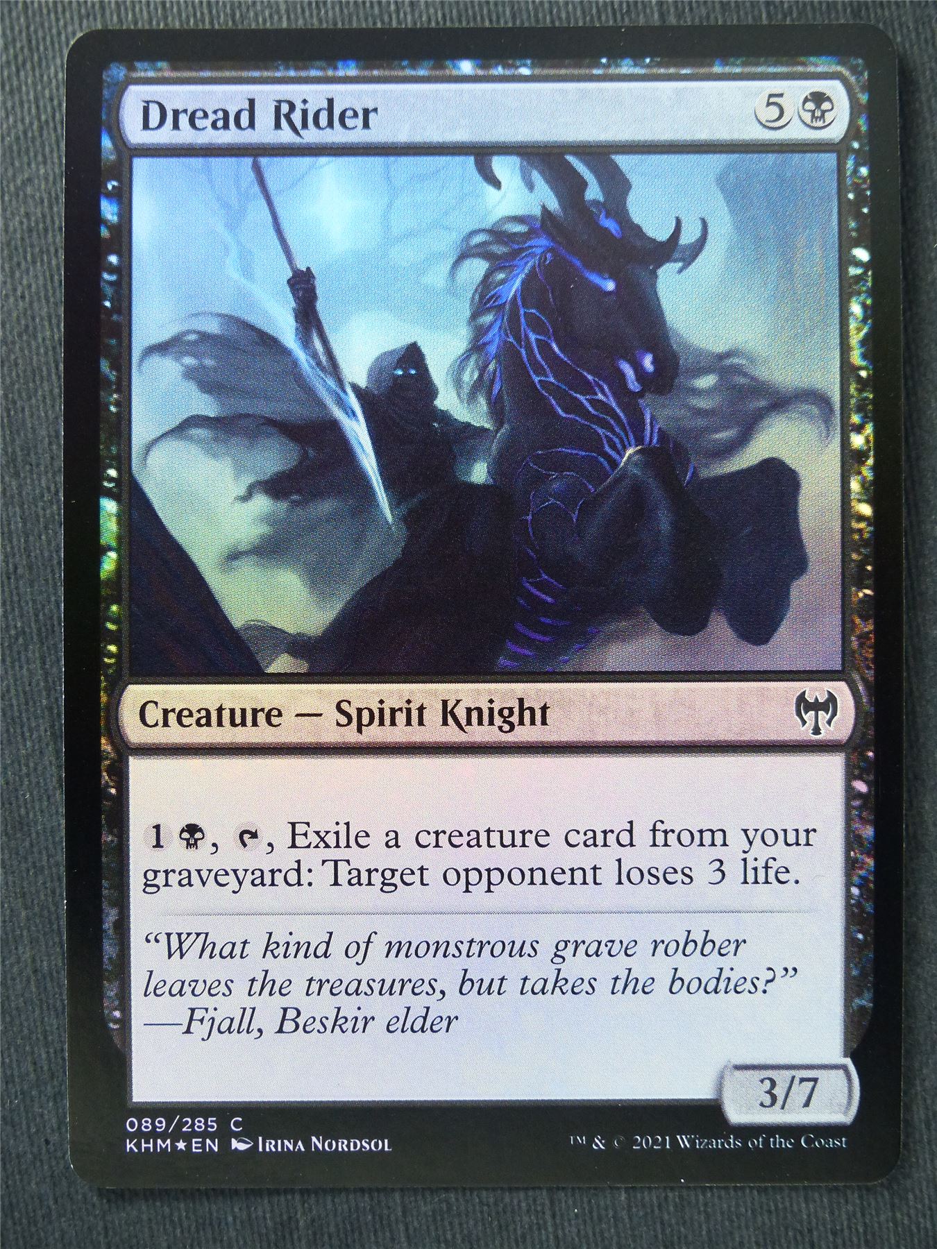 Dread Rider Foil - Mtg Magic Cards #ZF