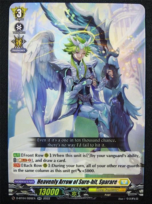 Heavenly Arrow of Sure-Hit Sparare D-BT04 RR - Vanguard Card #105