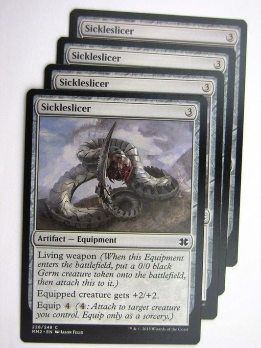 MTG MODERN MASTERS TWO: SICKLESLICER x4 # 28C1