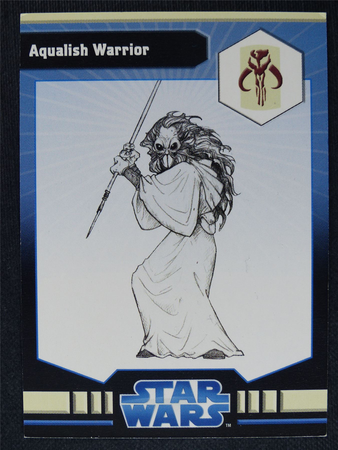 Aqualish Warrior - Star Wars Miniatures Spare Cards #5D