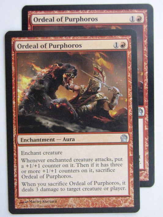 MTG Magic Cards: ORDEAL OF PURPHOROS x2 Theros # 24C41