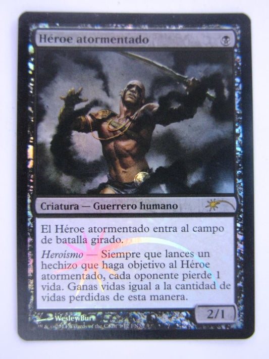 MTG Magic Cards: TORMENTED HERO Promo Foreign # 1E81