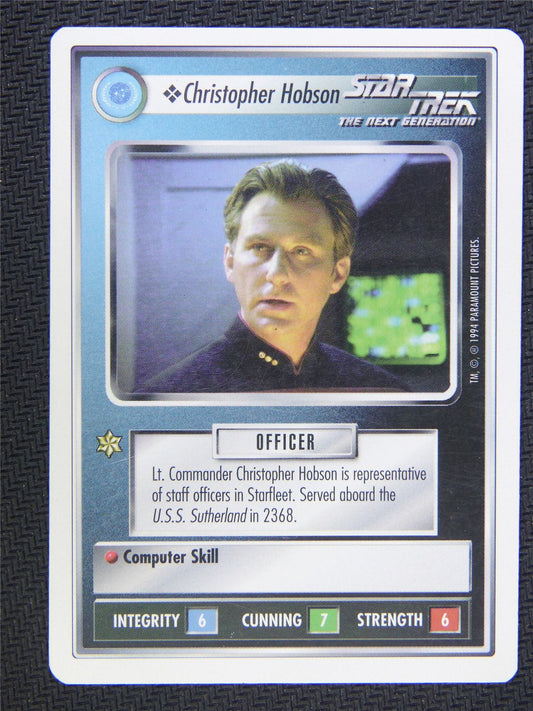Darian Wallace White Border - Star Trek Next Gen Card #4NU