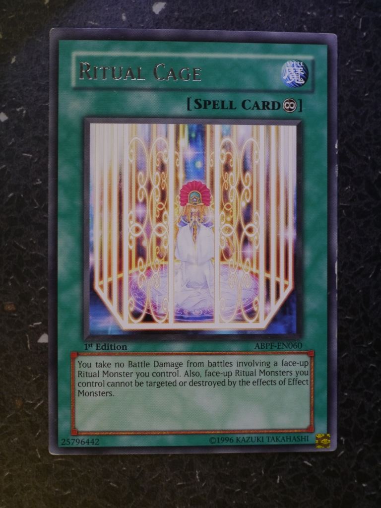 Yugioh Cards: RITUAL CAGE ABPF ULTRA RARE # 3D38