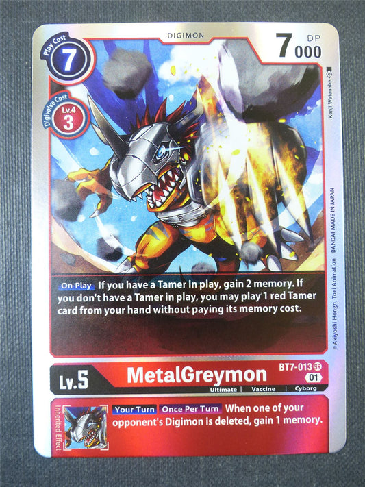 MetalGreymon BT7-013 SR - Digimon Card #1Y7