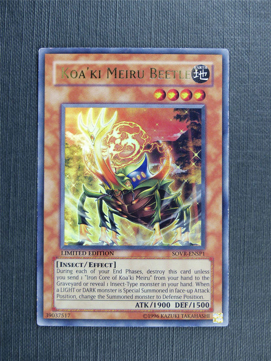Koa'Ki Meiru Beetle SOVR Ultra Rare - limited ed - Yugioh Cards #3PF