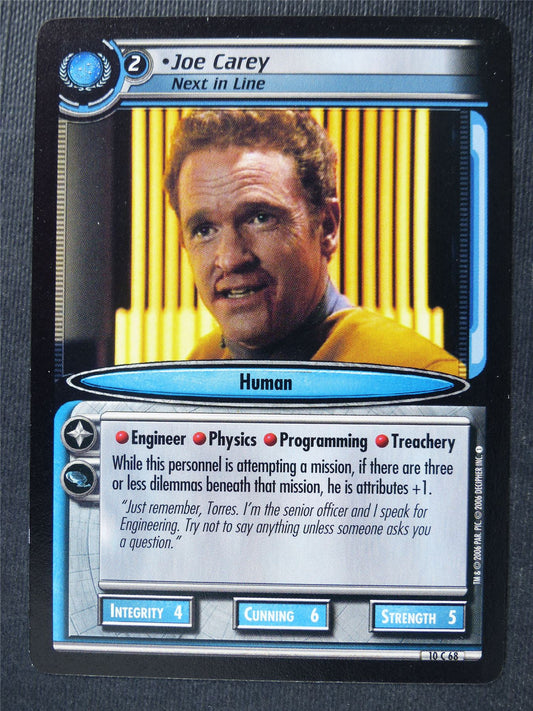 Joe Carey - Star Trek Card #4UN