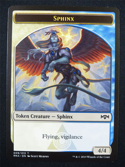 White Blue Spinx Token - Mtg Card #2BW