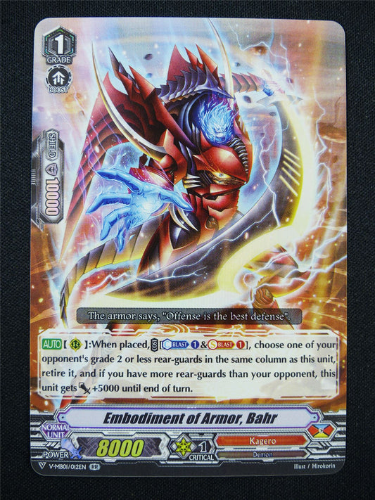Embodiment of Armor Bahr V-MB01 RR - Vanguard Card #2ZT
