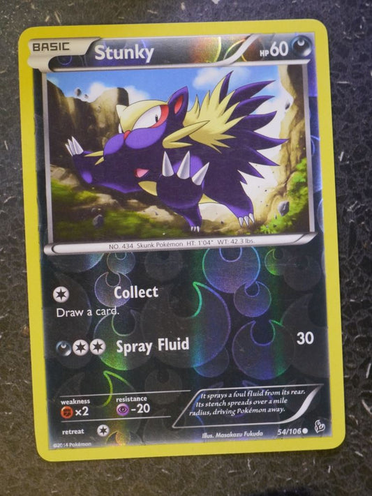 Pokemon Cards: STUNKY 54/106 REVERSE HOLLOW # 5G28