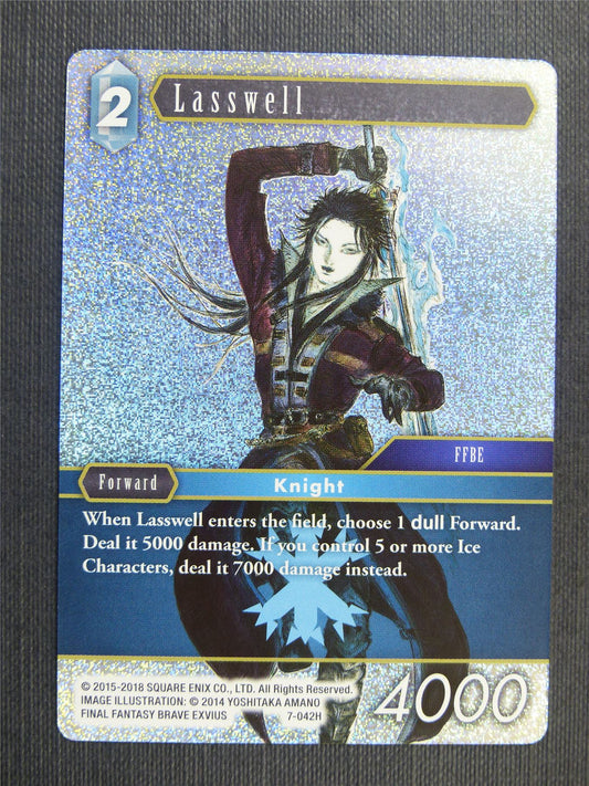 Lasswell 7-042H Foil - Final Fantasy Cards #25W