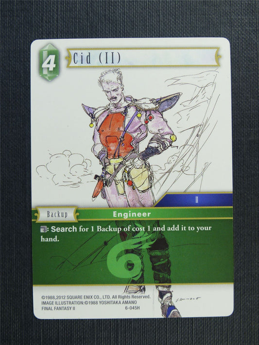 Cid II 6-045H - Final Fantasy Cards #2Q6