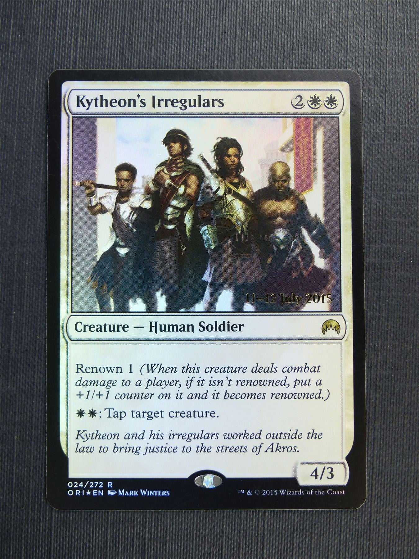 Kytheon's Irregulars Promo Foil - Mtg Magic Cards #4K8