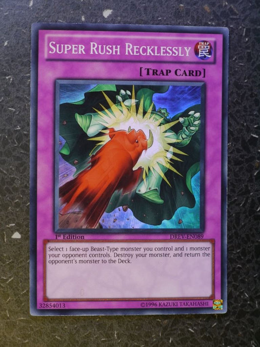 Yugioh Cards: SUPER RUSH RECKLESSLY DREV SUPER RARE # 4A50