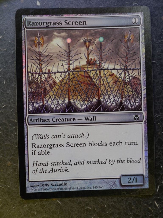 MTG Magic Cards: RAZORGRASS SCREEN   FOIL # 4H76