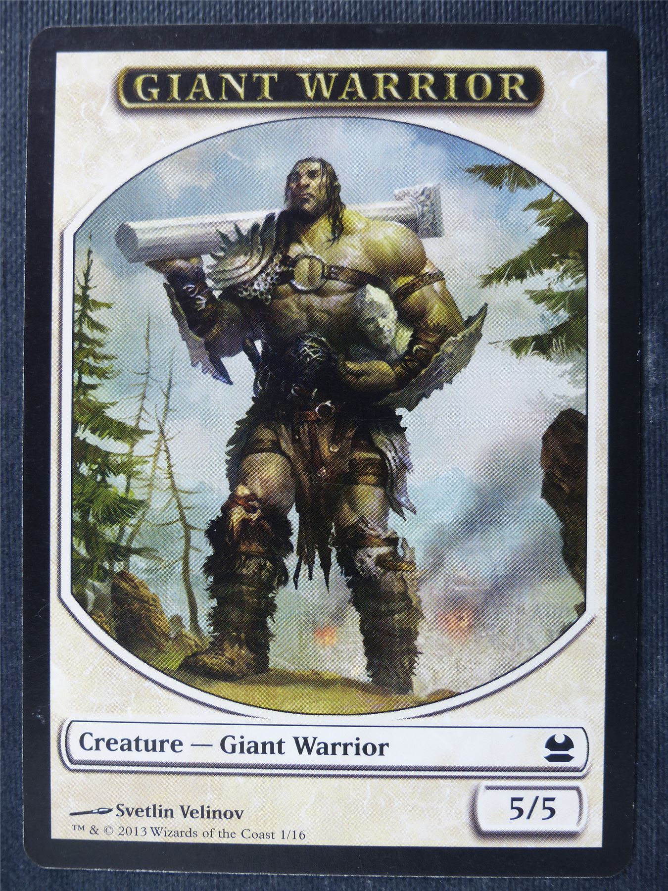 Giant Warrior Token - Mtg Card #40S