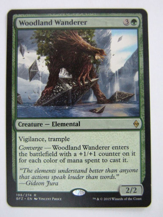 MTG Magic Cards: WOODLAND WANDERER # 3I49