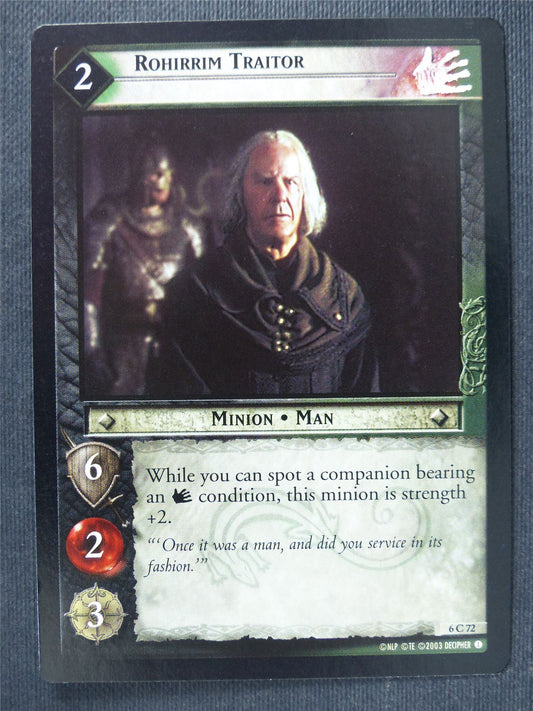 Rohirrim Traitor 6 C 72 - LotR Cards #3NQ