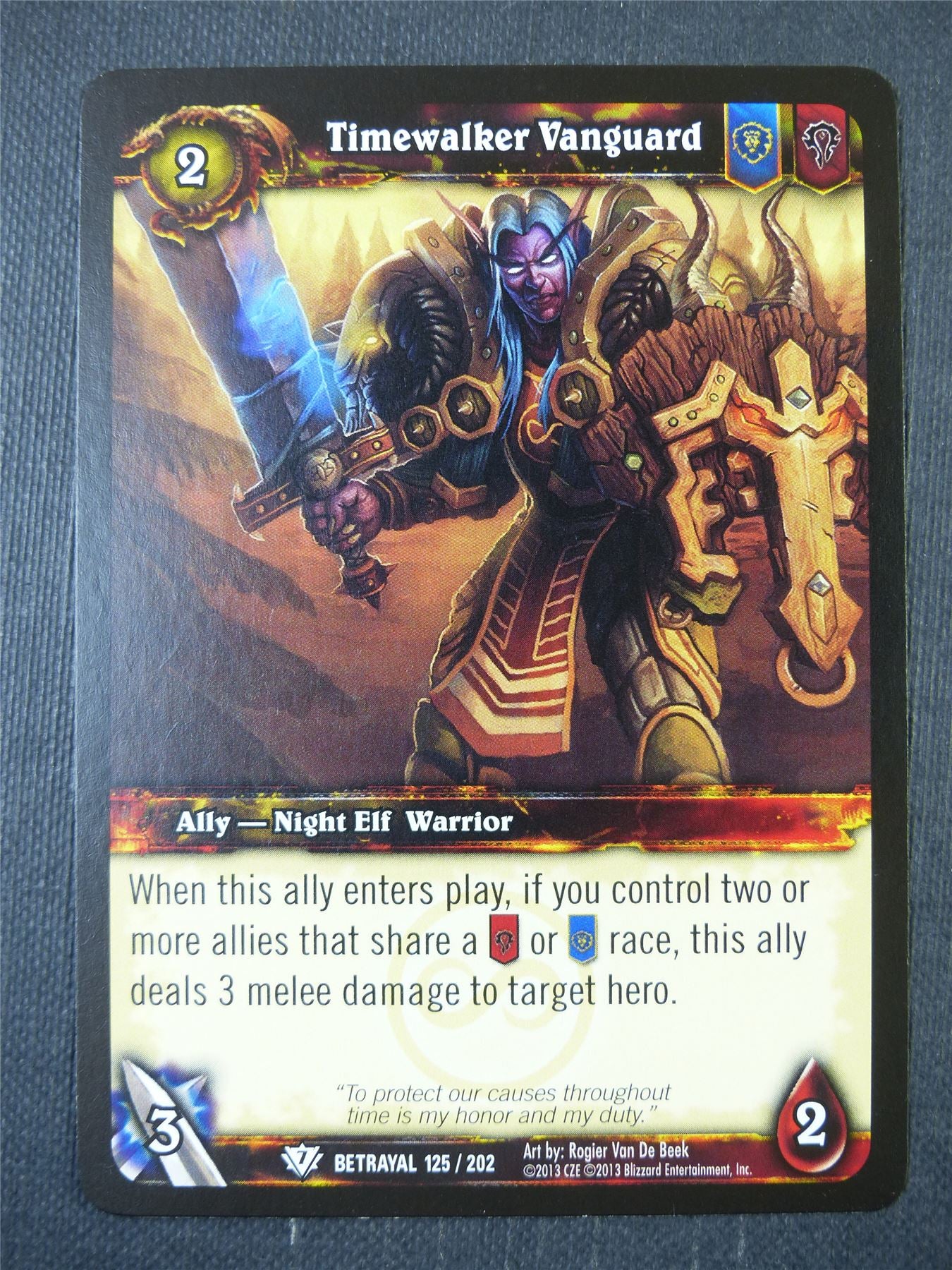 Timewalker Vanguard 125/202 - WoW Card #153