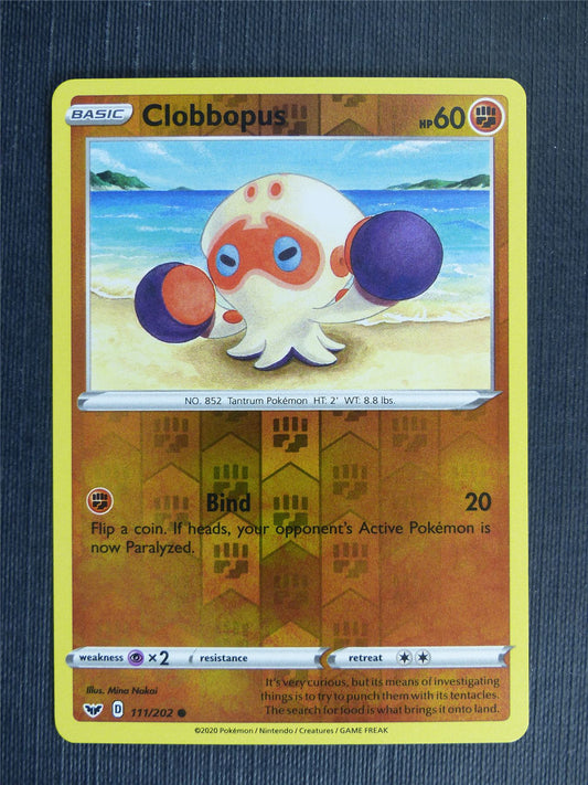 Clobbopus 111/202 Reverse Holo - Pokemon Cards #1PJ