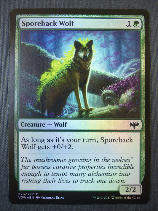 Sporeback Wolf Foil - Mtg Card #99L