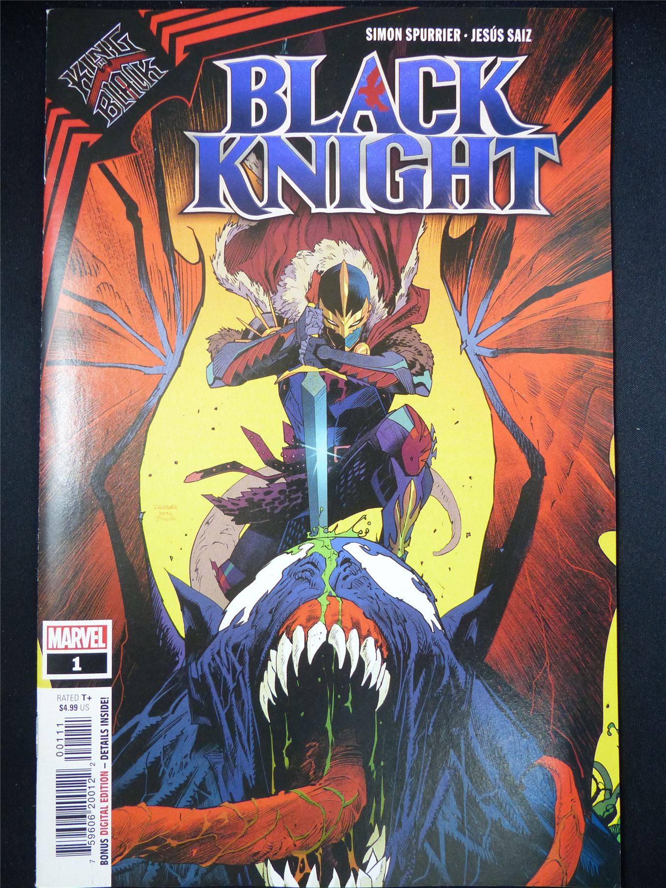 BLACK Knight #1 King in Black - Marvel Comic #1UG