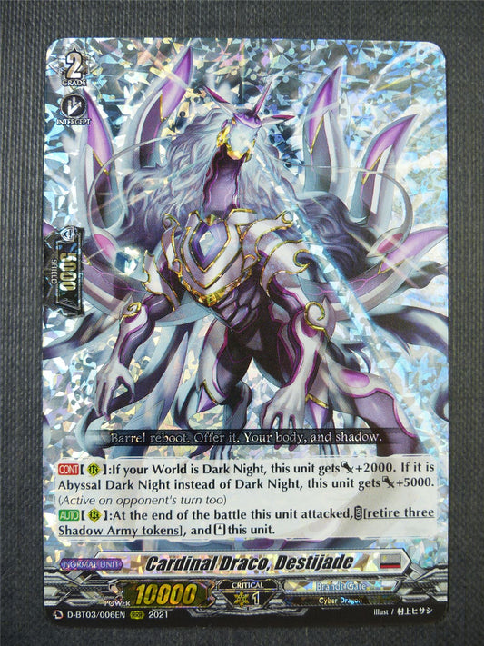 Cardinal Draco Destijade D-BT03 RRR - Vanguard Card #6XH