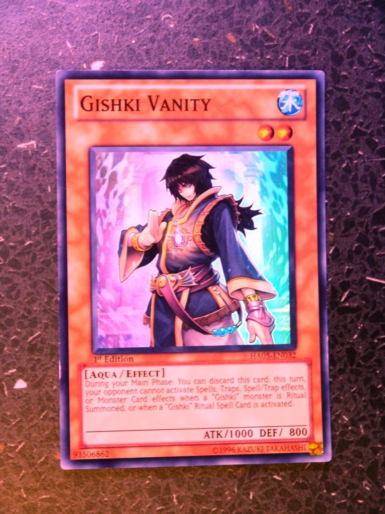 Yugioh Cards:GISHKI VANITY HA05 SUPER RARE # H95