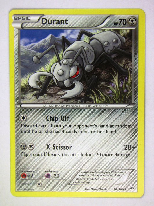 Pokemon CCG Flashfire - Durant 61/106