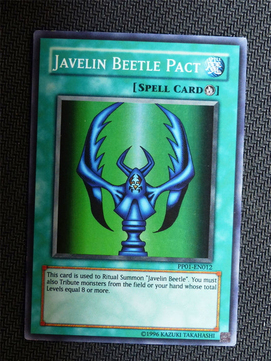 Javelin Beetle Pact - PP01 - Super Rare - Yugioh Card # 1E82