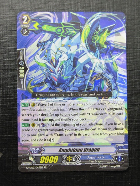Vanguard Cards: AMPHIBIAN DRAGON G-FC02 RR # 29F62