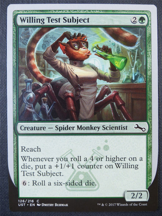 Willing Test Subject - Unstable - Mtg Card #5P9