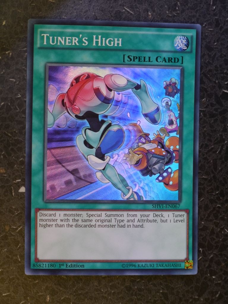 Yugioh Cards:TUNERS HIGH SHVI SUPER RARE # 3C88