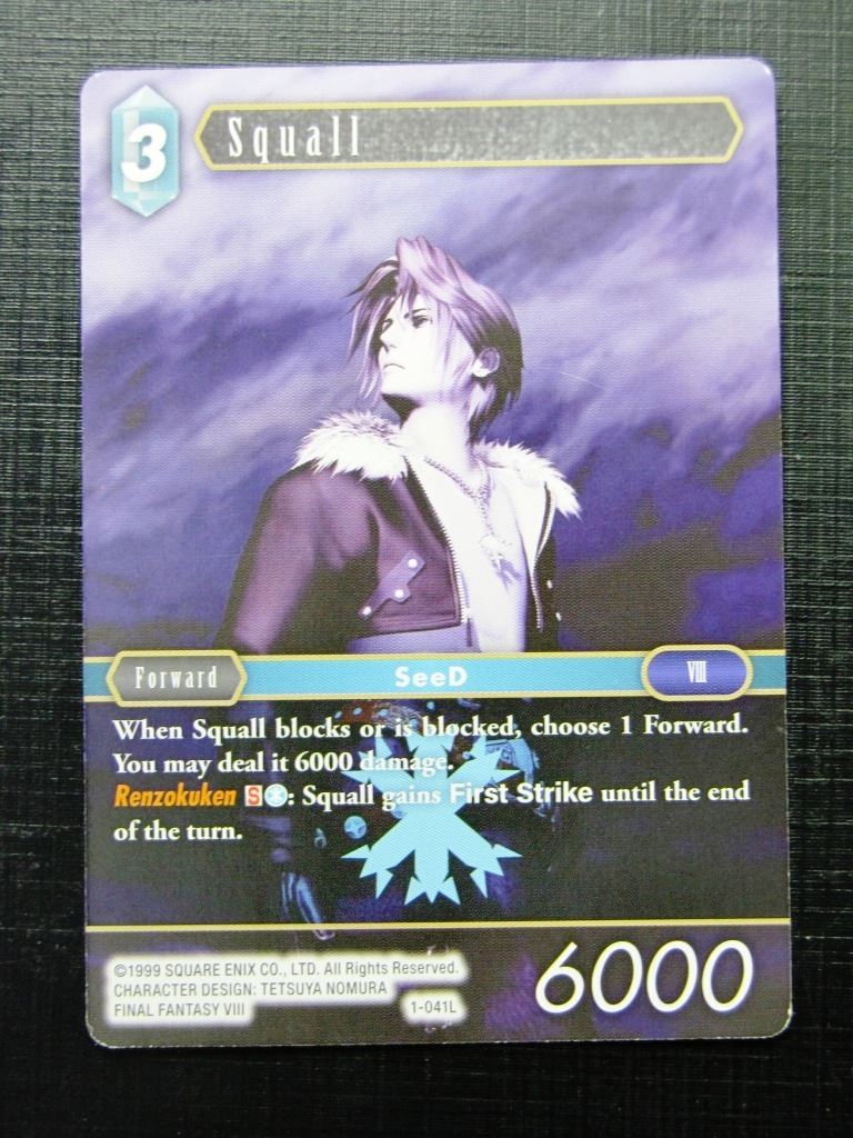 Squall 1-041L - Final Fantasy Card # 5B51