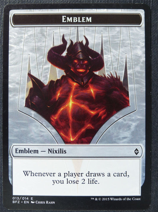 Ob Nixilis Emblem Token - Mtg Card #3SV