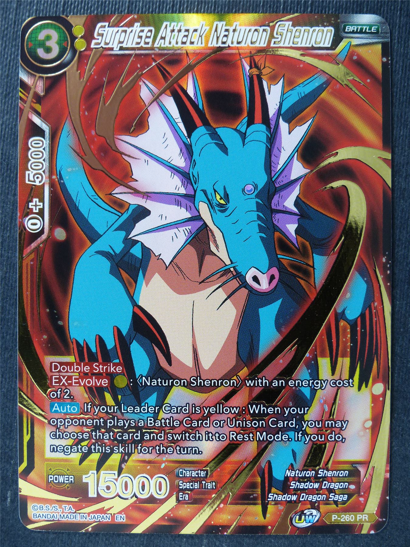 Surprise Attack Naturon Shenron Foil - Mythic Booster - Dragon Ball Super Card #43O
