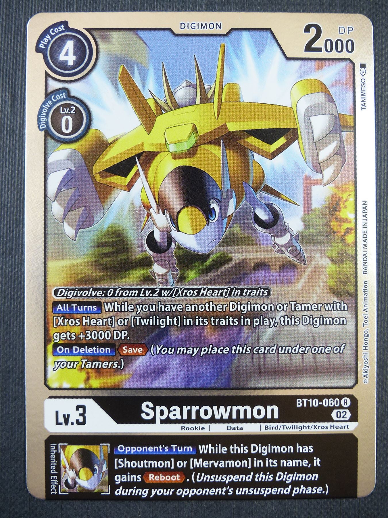 Sparrowmon BT10-060 R - Xros Encounter - Digimon Card #96Q