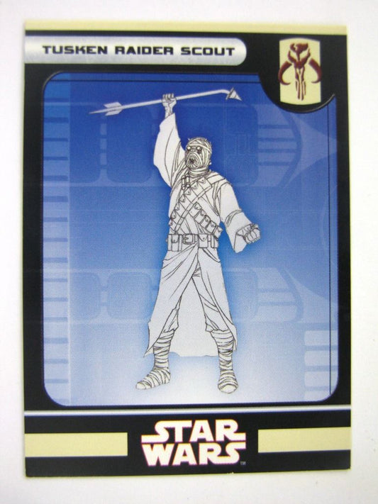 Star Wars Miniature Spare Cards: TUSKEN RAIDER SCOUT # 11B28