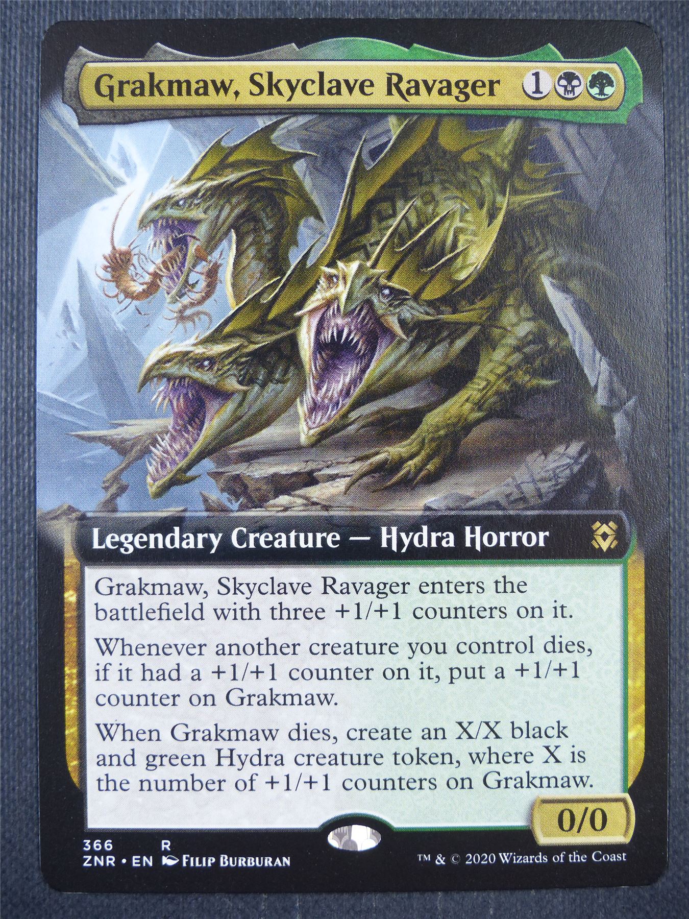 Grakmaw Skyclave Ravager Extended art - Mtg Card #8RH