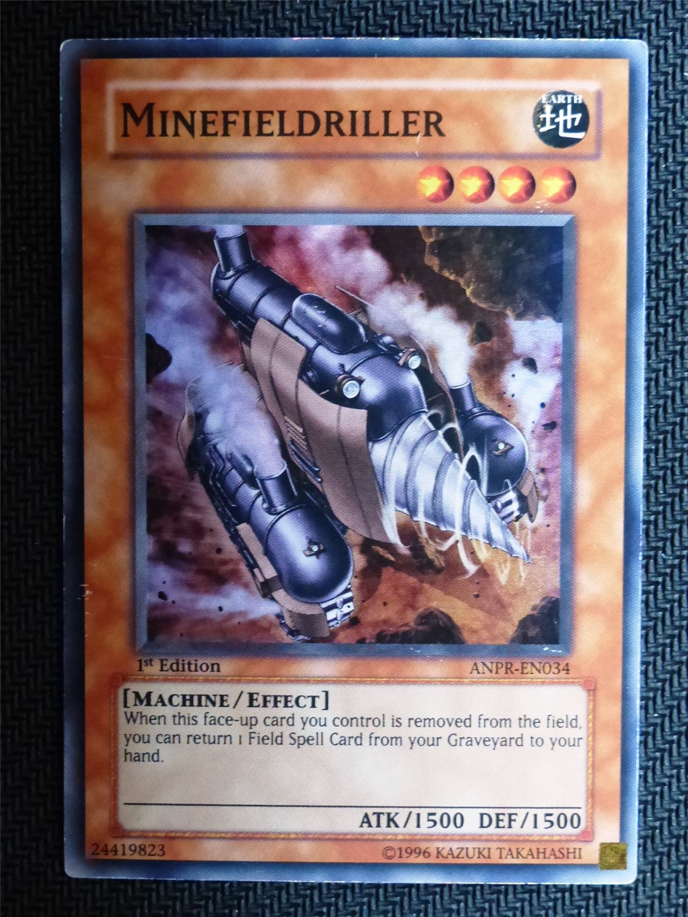 Minefieldriller - ANPR - Super Rare - Yugioh Card # 1I6