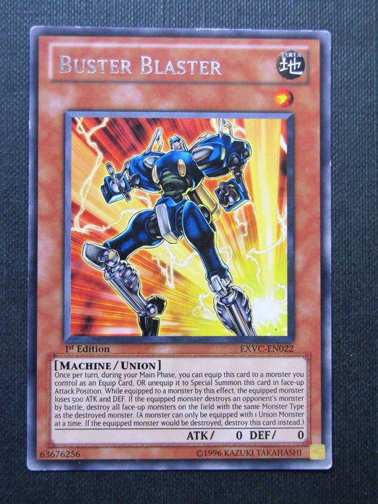 Buster Blaster EXVC Rare - 1st ed - Yugioh Cards #150