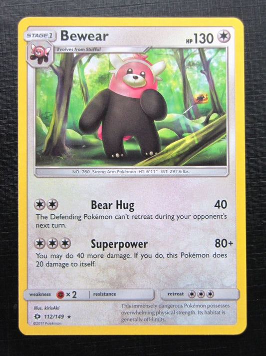 Pokemon Cards: BEWEAR 112/149 # 24J56