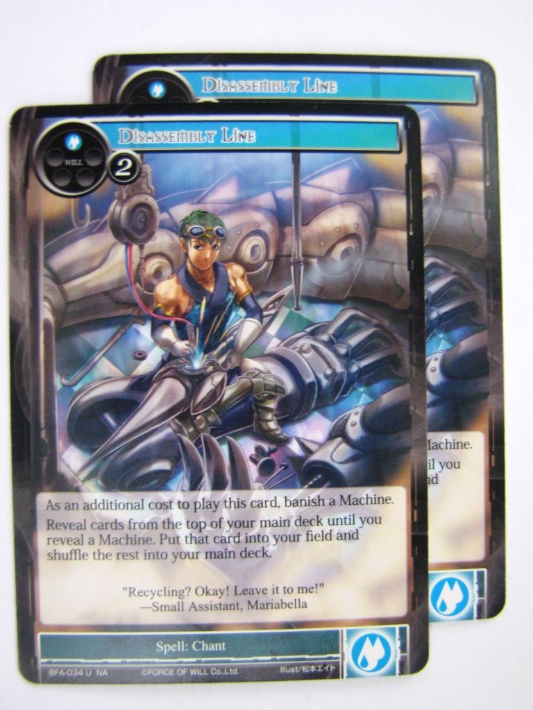 Force Of Will Cards: DISASSEMBLY LINE x2 # 13C23